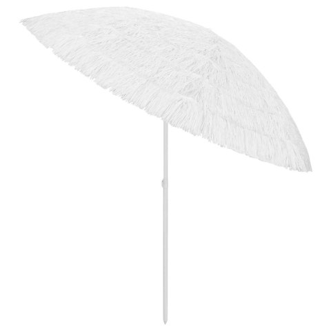 PARASOL PLAŻOWY W HAWAJSKIM STYLU, BIAŁY, 300 CM