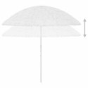 PARASOL PLAŻOWY W HAWAJSKIM STYLU, BIAŁY, 300 CM