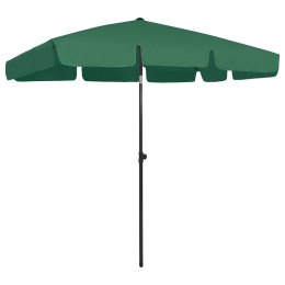 PARASOL PLAŻOWY, ZIELONY, 200X125 CM