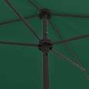 PARASOL PLAŻOWY, ZIELONY, 200X125 CM