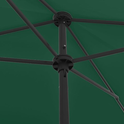 PARASOL PLAŻOWY, ZIELONY, 200X125 CM