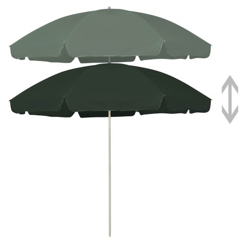 PARASOL PLAŻOWY, ZIELONY, 300 CM