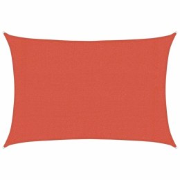 VidaXL Żagiel przeciwsłoneczny, 160 g/m², terakotowy, 3x4,5 m, HDPE