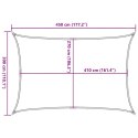 VidaXL Żagiel przeciwsłoneczny, 160 g/m², terakotowy, 3x4,5 m, HDPE