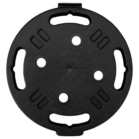 VidaXL Podstawki pod donicę, z kółkami, 5 szt., 30 cm, czarne, 170 kg