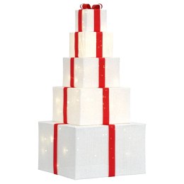 VidaXL Dekoracja świąteczna, prezent, 250 ciepłych białych LED