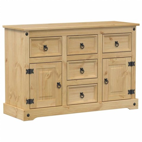 VidaXL Komoda Corona, 112x40x75 cm, lite drewno sosnowe