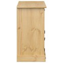 VidaXL Komoda Corona, 112x40x75 cm, lite drewno sosnowe