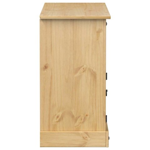 VidaXL Komoda Corona, 112x40x75 cm, lite drewno sosnowe