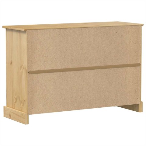 VidaXL Komoda Corona, 112x40x75 cm, lite drewno sosnowe
