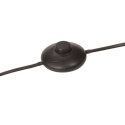 VidaXL Lampa stojąca, 25 W, srebro vintage, 30x30x100-150 cm, E27