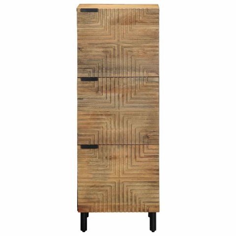 VidaXL Komoda wysoka Brązowa 40x33x110 cm Drewno lite Mango