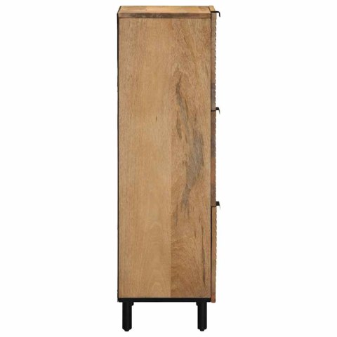 VidaXL Komoda wysoka Brązowa 40x33x110 cm Drewno lite Mango