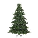 VidaXL Sztuczna choinka z zawiasami Zielony 240 cm PVC i stal