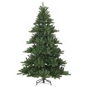 VidaXL Sztuczna choinka z zawiasami Zielony 240 cm PVC i stal