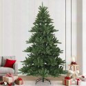 VidaXL Sztuczna choinka z zawiasami zielony 240 cm PVC, stal