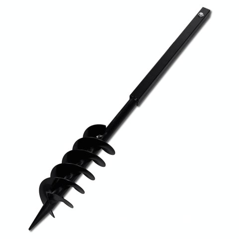 VidaXL Świder glebowy z uchwytem, 100 mm, z rurą przedłużającą, 13 m, stal