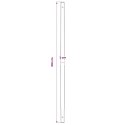 VidaXL Świder glebowy z uchwytem, 100 mm, z rurą przedłużającą, 13 m, stal