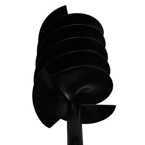 VidaXL Świder glebowy z uchwytem, 180 mm, z rurą przedłużającą, 5 m, stal