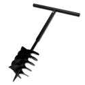 VidaXL Świder glebowy z uchwytem, 200 mm, z rurą przedłużającą, 13 m, stal