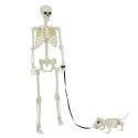 VidaXL Dekoracja Halloween Szkielet 2 szt. Biały 155 x 38.5 cm