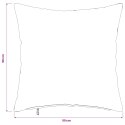 VidaXL Poszewka na poduszkę 2 szt. HEERLEN Biały 50 x 50 cm tkanina