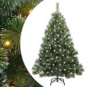 VidaXL Sztuczna choinka z 150 diodami LED Zielony 120 cm PE i PVC