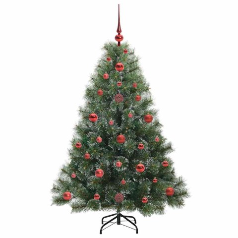 VidaXL Sztuczna choinka z 150 diodami LED Zielony 120 cm PE i PVC