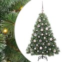 VidaXL Sztuczna choinka z 150 diodami LED Zielony 120 cm PE i PVC