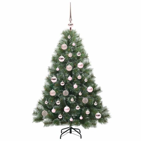 VidaXL Sztuczna choinka z 150 diodami LED Zielony 120 cm PE i PVC