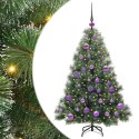VidaXL Sztuczna choinka z 150 diodami LED Zielony 120 cm PE i PVC