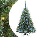 VidaXL Sztuczna choinka z 150 diodami LED Zielony 120 cm PE i PVC