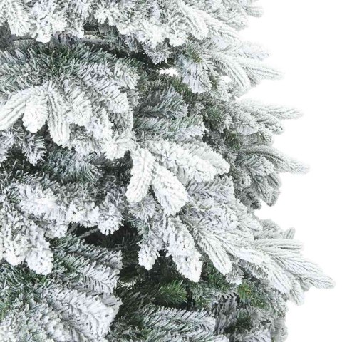 VidaXL Sztuczna choinka z 300 diodami LED Biały 240 cm PE i PVC