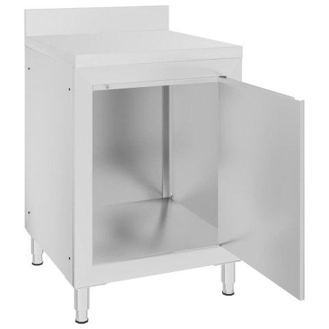 VidaXL Gastronomiczna szafka kuchenna, 60x60x96 cm, stal nierdzewna