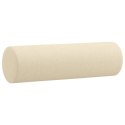 VidaXL 3-osobowa sofa z poduszkami, kremowa, 180 cm, tkanina