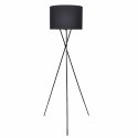 LAMPA PODŁOGOWA NA TRÓJNOGU, CZARNA, 139 CM