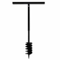 VidaXL Świder glebowy z uchwytem, 120 mm, z rurą przedłużającą, 13 m, stal