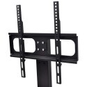 UCHWYT NA TELEWIZOR Z PODSTAWĄ, ŻELAZNY, CZARNY, 23"-55
