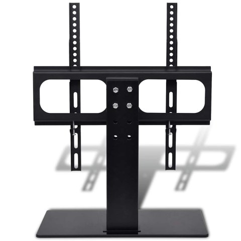 UCHWYT NA TELEWIZOR Z PODSTAWĄ, ŻELAZNY, CZARNY, 23"-55