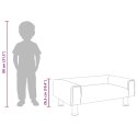 VidaXL Sofa dla dzieci, ciemnoszara, 70x45x26,5 cm, aksamit