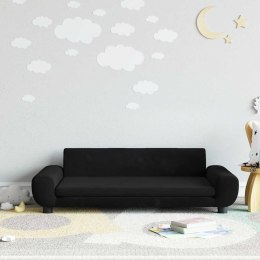 SOFA DLA DZIECI, CZARNA, 100X54X33 CM, AKSAMIT
