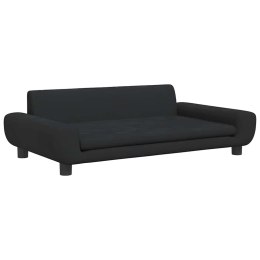 SOFA DLA DZIECI, CZARNA, 100X54X33 CM, AKSAMIT