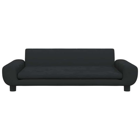 SOFA DLA DZIECI, CZARNA, 100X54X33 CM, AKSAMIT