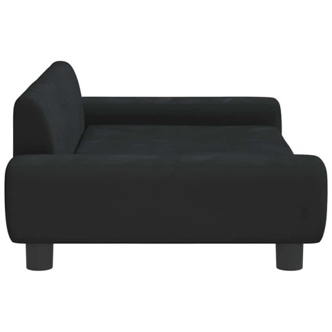 SOFA DLA DZIECI, CZARNA, 100X54X33 CM, AKSAMIT