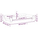 SOFA DLA DZIECI, JASNOSZARA, 100X50X26 CM, AKSAMIT
