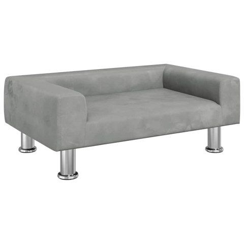 SOFA DLA DZIECI, JASNOSZARA, 70X45X26,5 CM, AKSAMIT