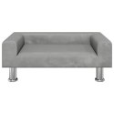 SOFA DLA DZIECI, JASNOSZARA, 70X45X26,5 CM, AKSAMIT