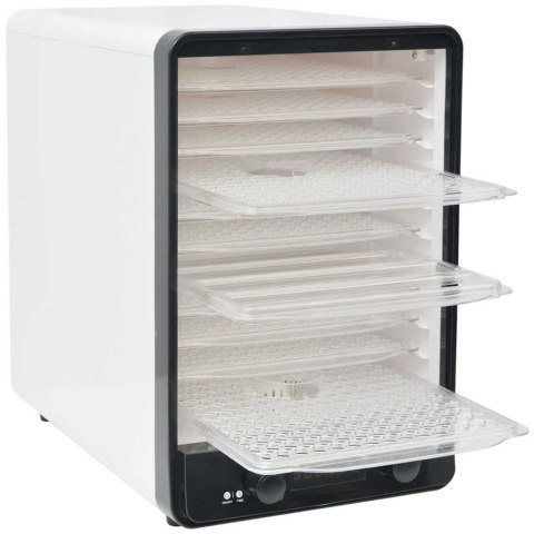 DEHYDRATOR DO ŻYWNOŚCI Z 10 TACAMI, BIAŁY, 550 W