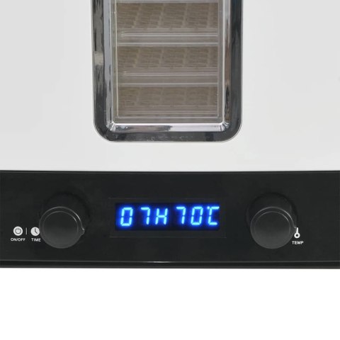 DEHYDRATOR DO ŻYWNOŚCI Z 10 TACAMI, BIAŁY, 550 W