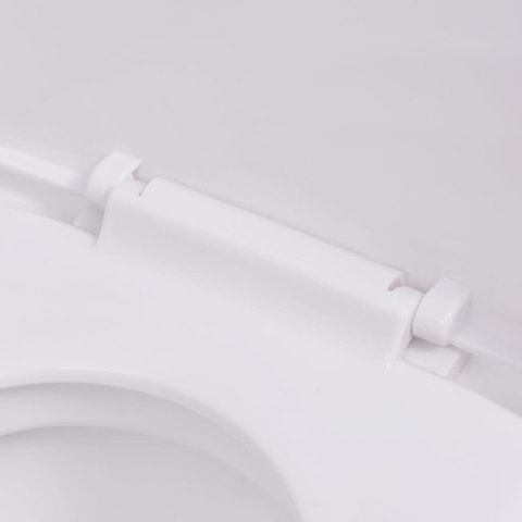 PODWIESZANA TOALETA CERAMICZNA ZE SPŁUCZKĄ, BIAŁA